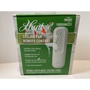 Hunter 99392 Ceiling Fan Remote Control Receiver Kit Indoor Outdoor